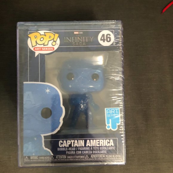 SOLD - Funko Pop! Artist Series Infinity Saga - Captain America #46 - Picture 1 of 6